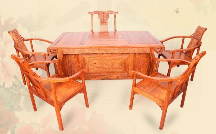 沧州知名的红木家具生产厂家特价批发富贵红木茶台